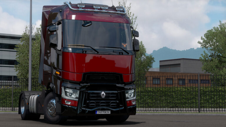ETS 2 – Renault T Range Piano Black addons
