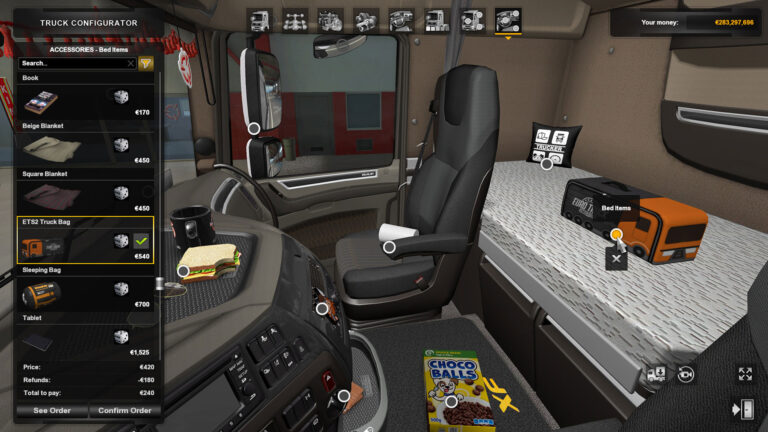 ETS 2: Cabin Accessories DLC update has been released!