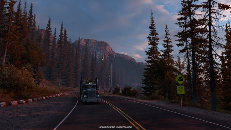 American Truck Simulator 1.40 Open Beta: New Visual Lighting System
