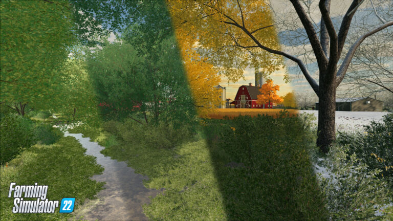Farming Simulator 22 – First in-game screenshots for the seasonal cycle 