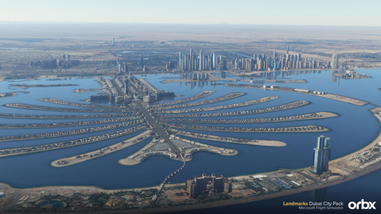 ORBX Dubai City Landmarks pack has been released for Microsoft Flight Simulator