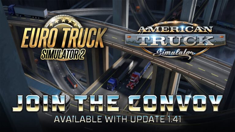 ETS 2  & American Truck Simulator – 1.41 Update Convoy Multiplayer Official Trailer (video)