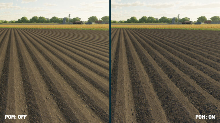 First Look at Parallax Occlusion Mapping in Farming Simulator 22