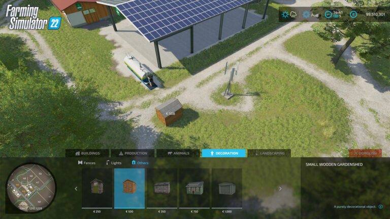 Take a look at the new build mode in Farming Simulator 22!