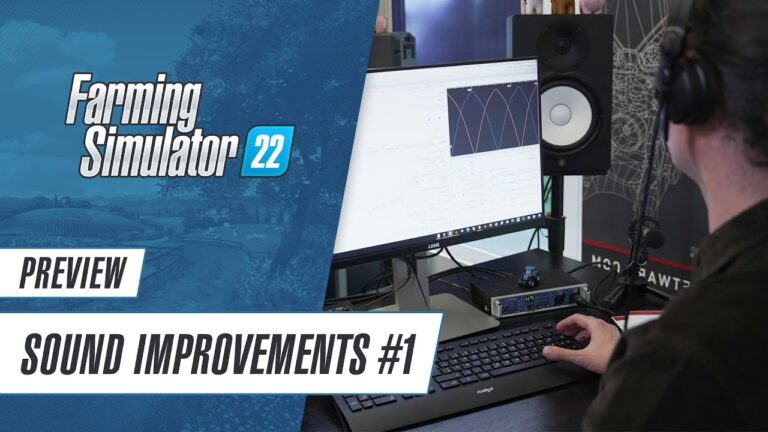 Sound design improvements in Farming Simulator 22