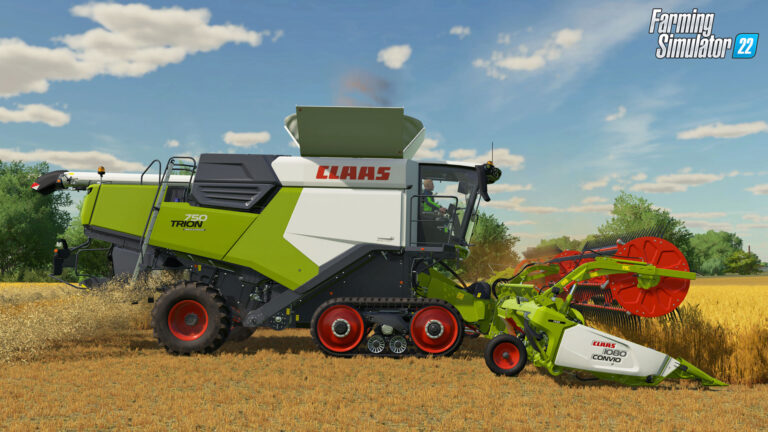 The new CLAAS TRION 750 Terra Trac is coming to Farming Simulator 22!