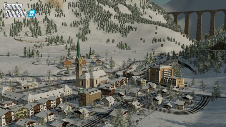 Welcome to Erlengrat! Snowy Winter in Farming Simulator 22 (video)