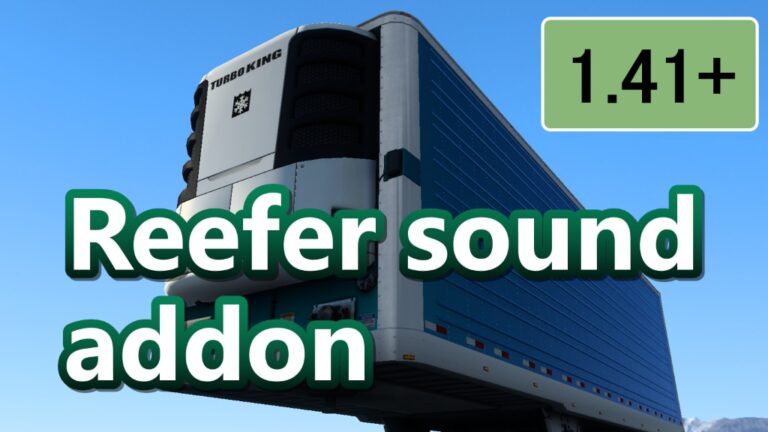 American Truck Simulator – Reefer trailer sound mod