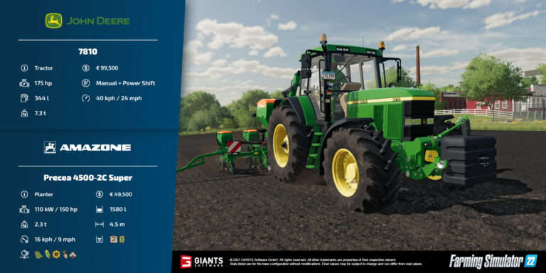 Farming Simulator 22 – Fact Sheet #2 PlanET Biogas Plant, John Deere tractor and forage harvester and more…