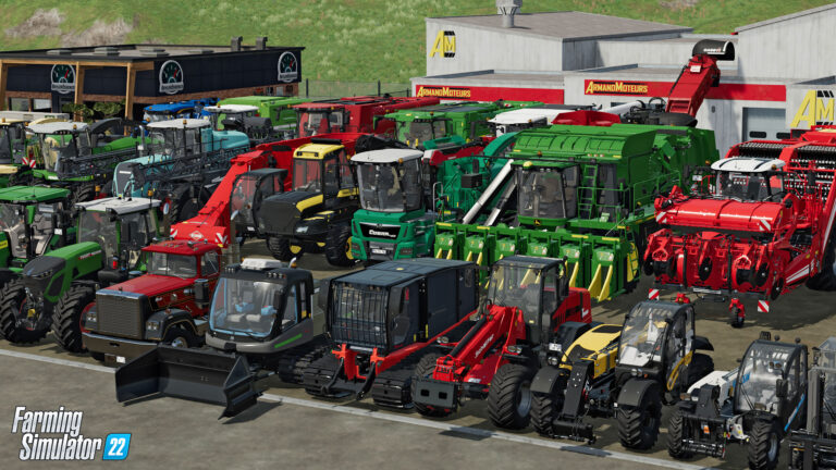 Brand-new trailer video for Machines of Farming Simulator 22! Tractors, Combines, Equipment and much more…