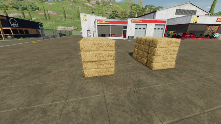Farming Simulator 22 – Buyable Small Square Bale Straw, Hay and Grass
