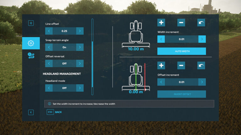Farming Simulator 22 – Guidance Steering by Wopster