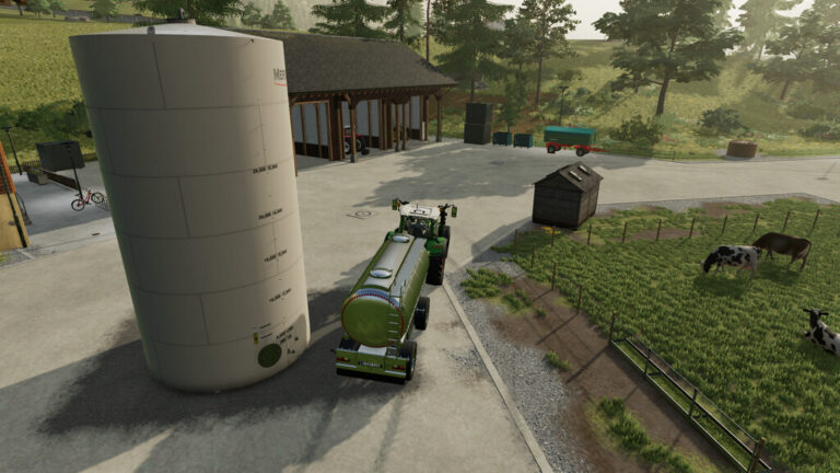 Farming Simulator 22 Meridian Milk Tank “Buyable Milk”