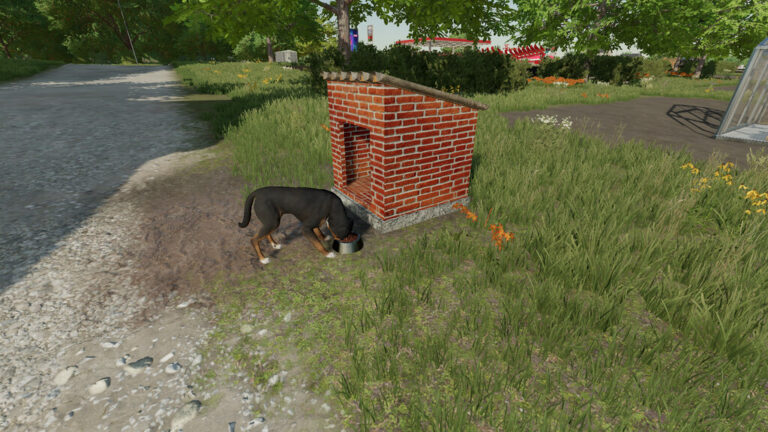 Farming Simulator 22 New brick house for dogs