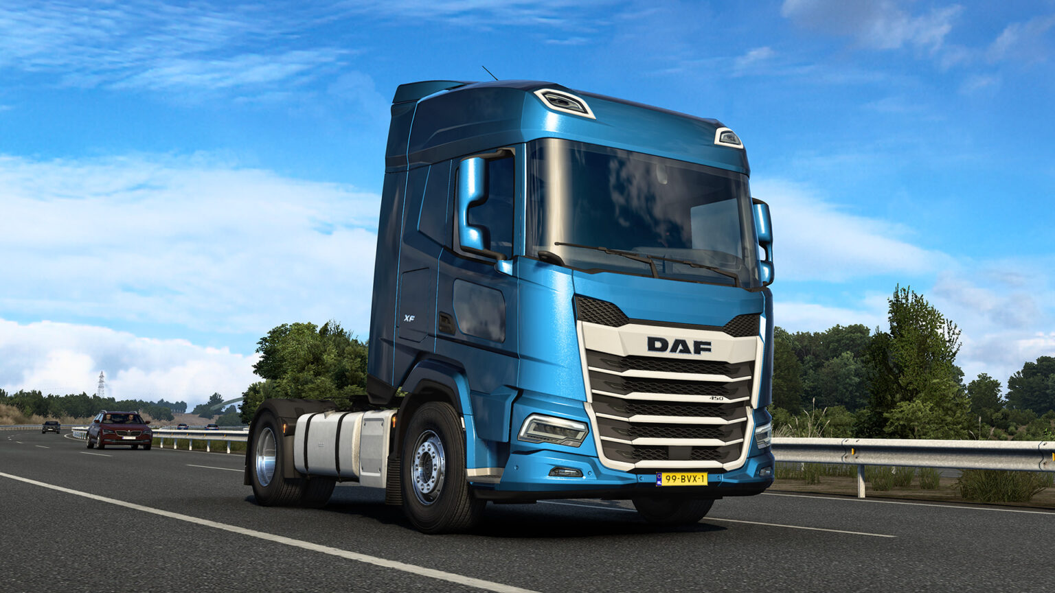 The new DAF XF 2021 and a special ETS 2 demo for DAF Drive | Simuway