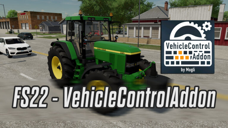 Farming Simulator 22 – GPS Mod “Lane Guidance” VehicleControlAddon