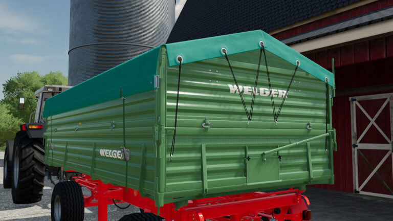 Farming Simulator 22 – Manual Tarpaulin & Cover for Trailers (Branda)