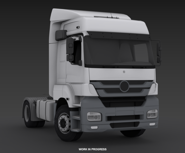 Truckers of Europe 3 – Mercedes-Benz Axor under development phase and new in-game screenshots