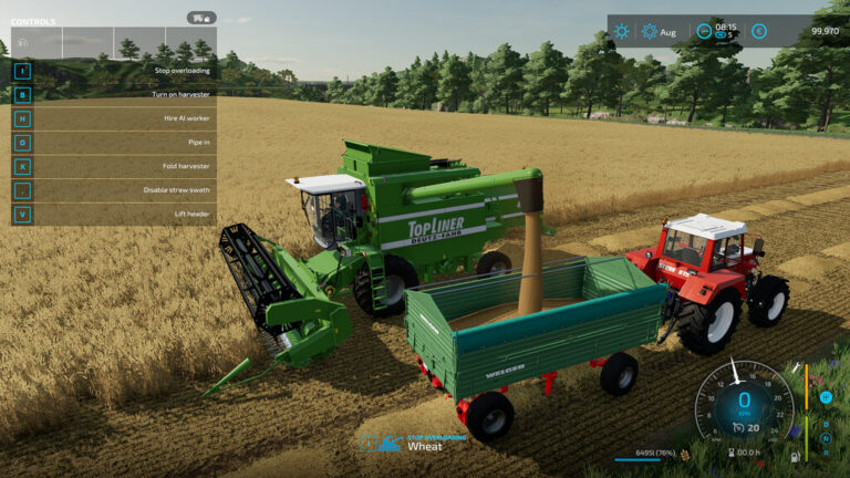 FS 22 – Manual Combine Discharge
