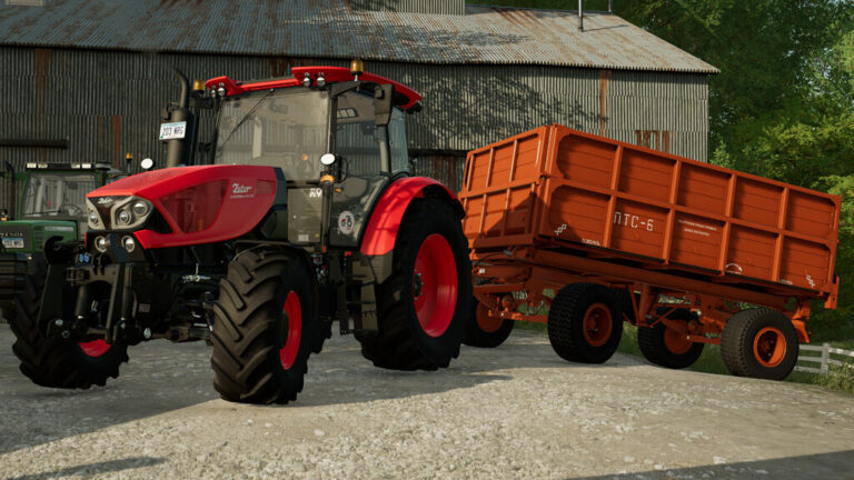 Farming Simulator 22 – 2PTS-6A old trailer