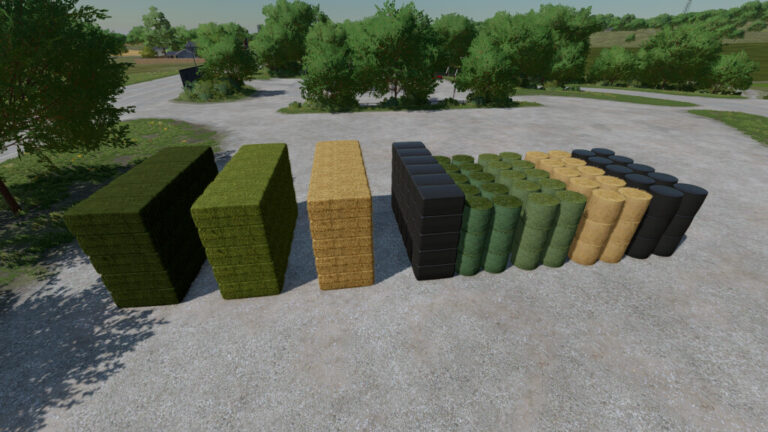 Farming Simulator 22 – Buyable Large Stack of Bales