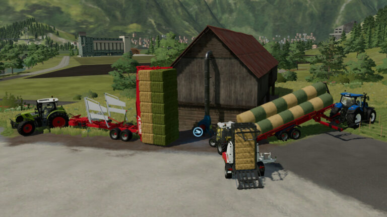 Farming Simulator 22 – Hay Storage with Bale Acceptance