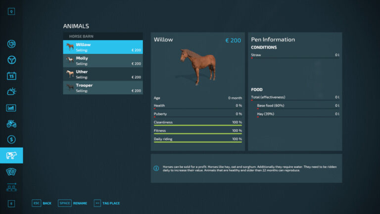 Farming Simulator 22 – Horse Helper