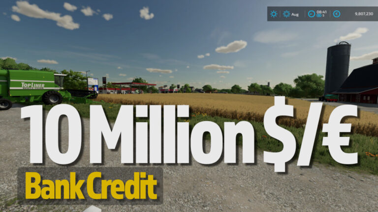 Farming Simulator 22 – Loanlimit 10 Million (Bank Credit)