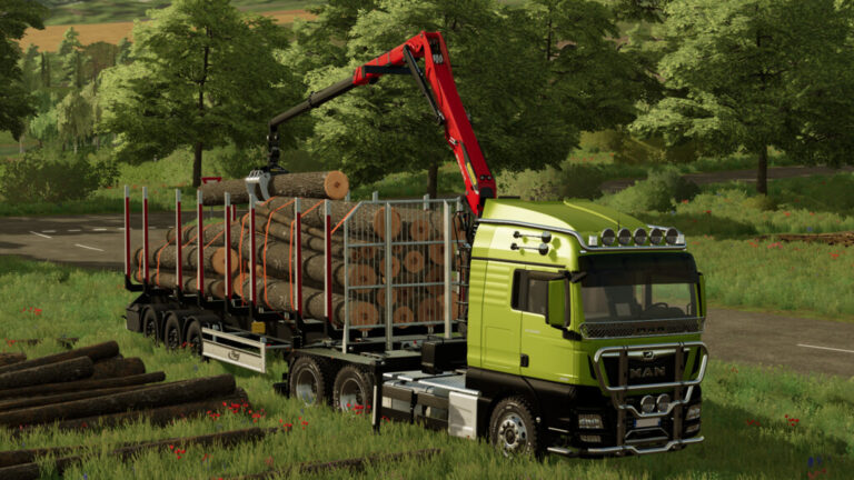 Farming Simulator 22 – MAN TGX Forest Semi-Truck