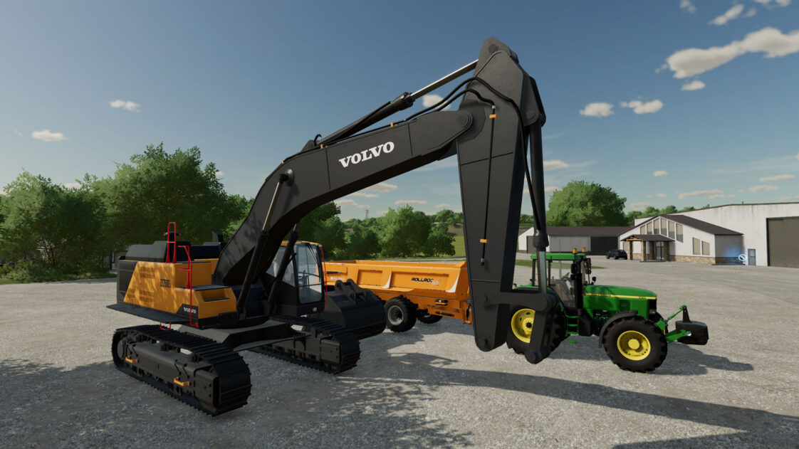 Farming Simulator 22 Mining Excavator Volvo Ec 750el From Fsminer Simuway 6628