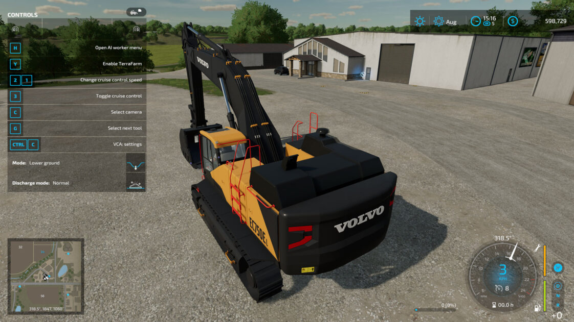 Farming Simulator 22 Mining Excavator Volvo Ec 750el From Fsminer Simuway 6034