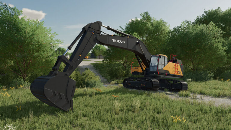 Farming Simulator 22 Mining Excavator Volvo EC-750EL from FSMiner