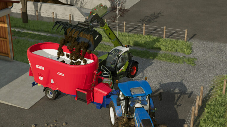 Farming Simulator 22 – Shovel with grapple for Telehandler