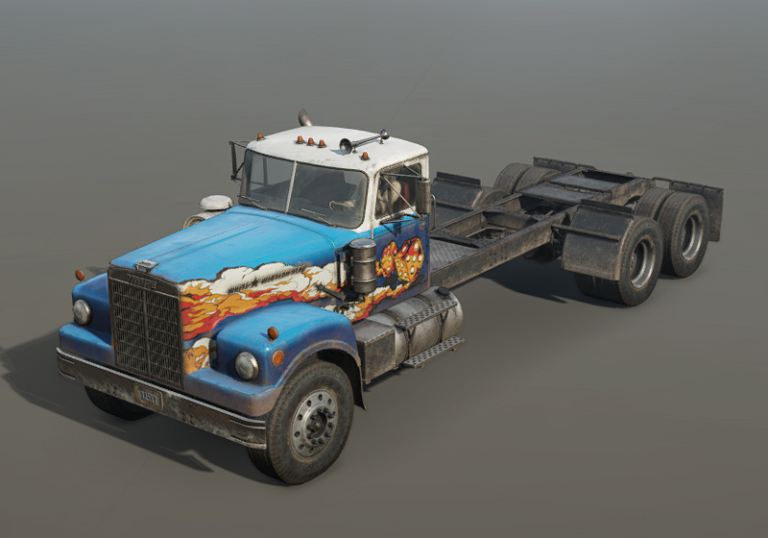 SnowRunner – Grayscale Testing Ground Map for Screenshots