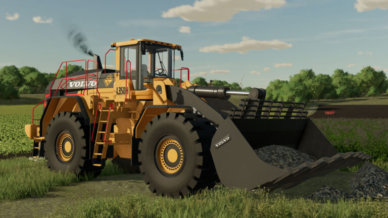 Farming Simulator 22 – Volvo L-350H Mining Wheel Loader from FSMiner