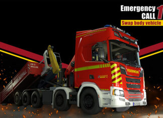 The Swap Body Vehicle DLC for Emergency Call 112 – The Fire Fighting Simulation 2 has been released