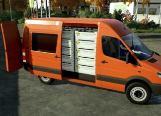 FS 22 – Mercedes-Benz Sprinter Van is updated (Autoload support)