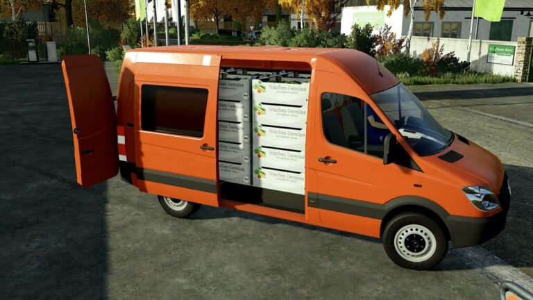 FS 22 – Mercedes-Benz Sprinter Van is updated (Autoload support)