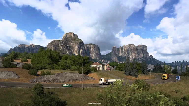 Stunning Nature Screenshots from the ETS 2 Greece DLC