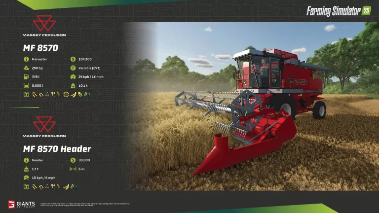 Farming Simulator 25 – Fact Sheet #7 – Agrifac Sugar Beet Harvester, Amity Auger Wagon, Massey Ferguson 8570