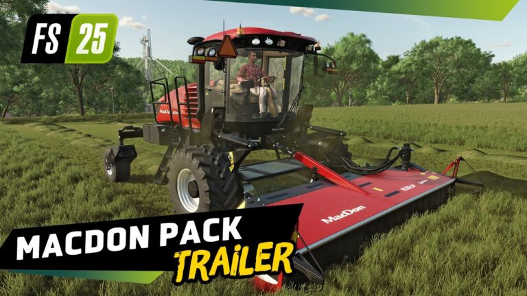Farming Simulator 25 is like the same game? MacDon Pack Trailer Video