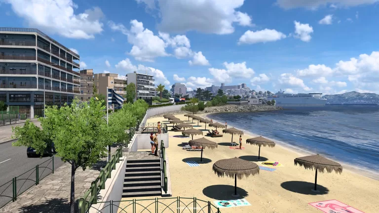 ETS 2 Greece DLC – Coastal and Islands Cities + Ports and Ferries