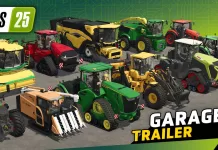 Machines of Farming Simulator 25 – Garage Trailer