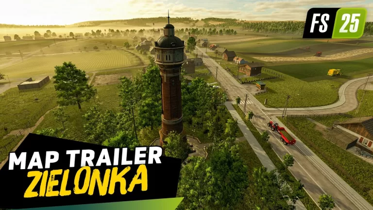 Zielonka map trailer for Farming Simulator 25